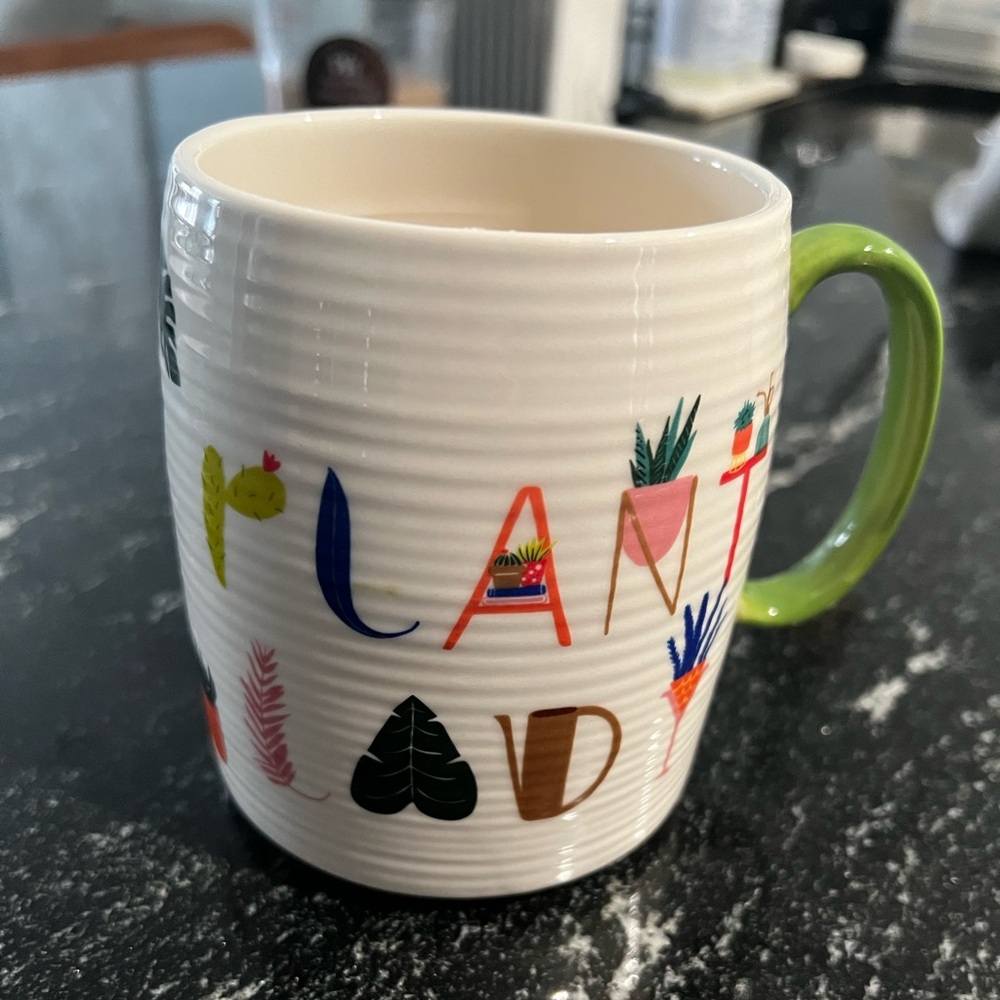 Colorful Plant Design Mug